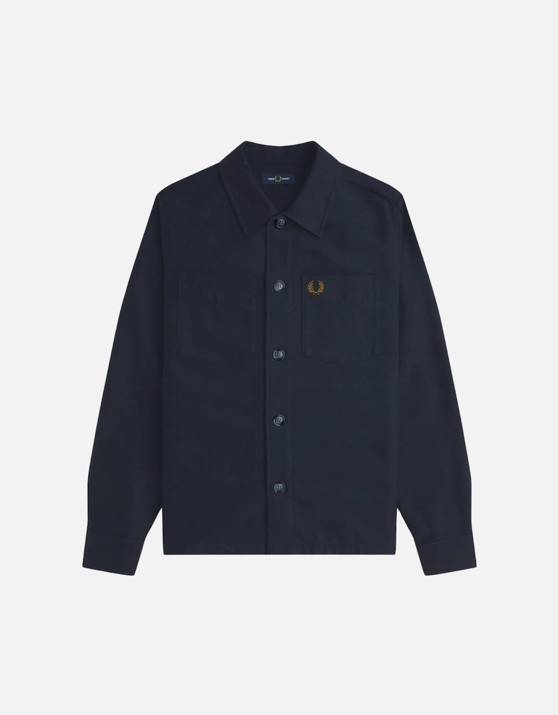 Brushed Twill Overshirt - Navy, 5 of 4