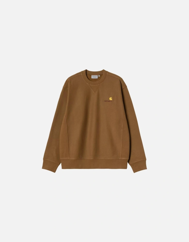 American Script Sweat - Hamilton Brown