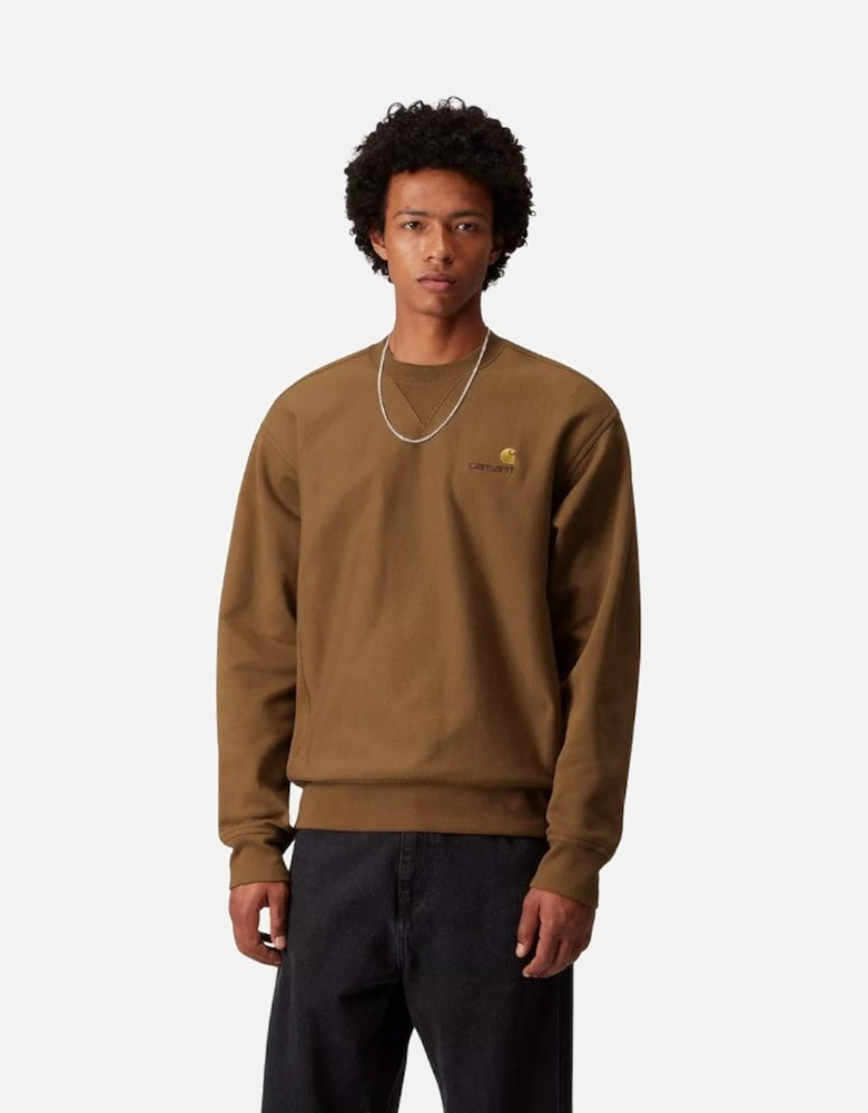 American Script Sweat - Hamilton Brown