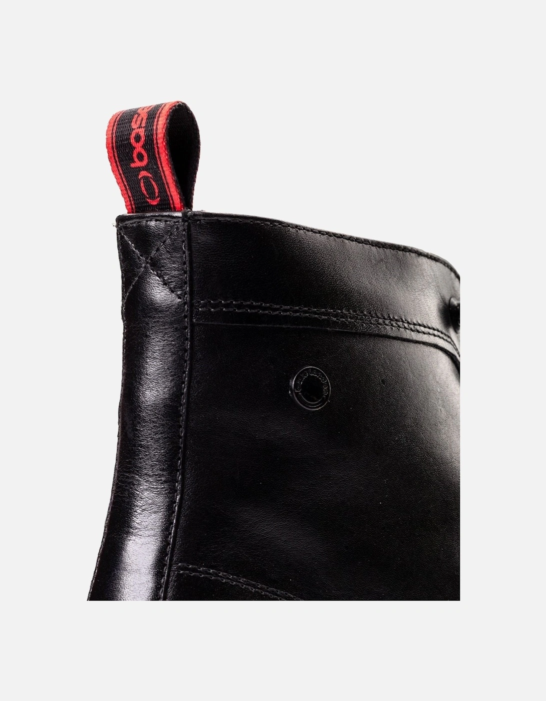 London Plymouth Leather Men's Black Ankle Boots