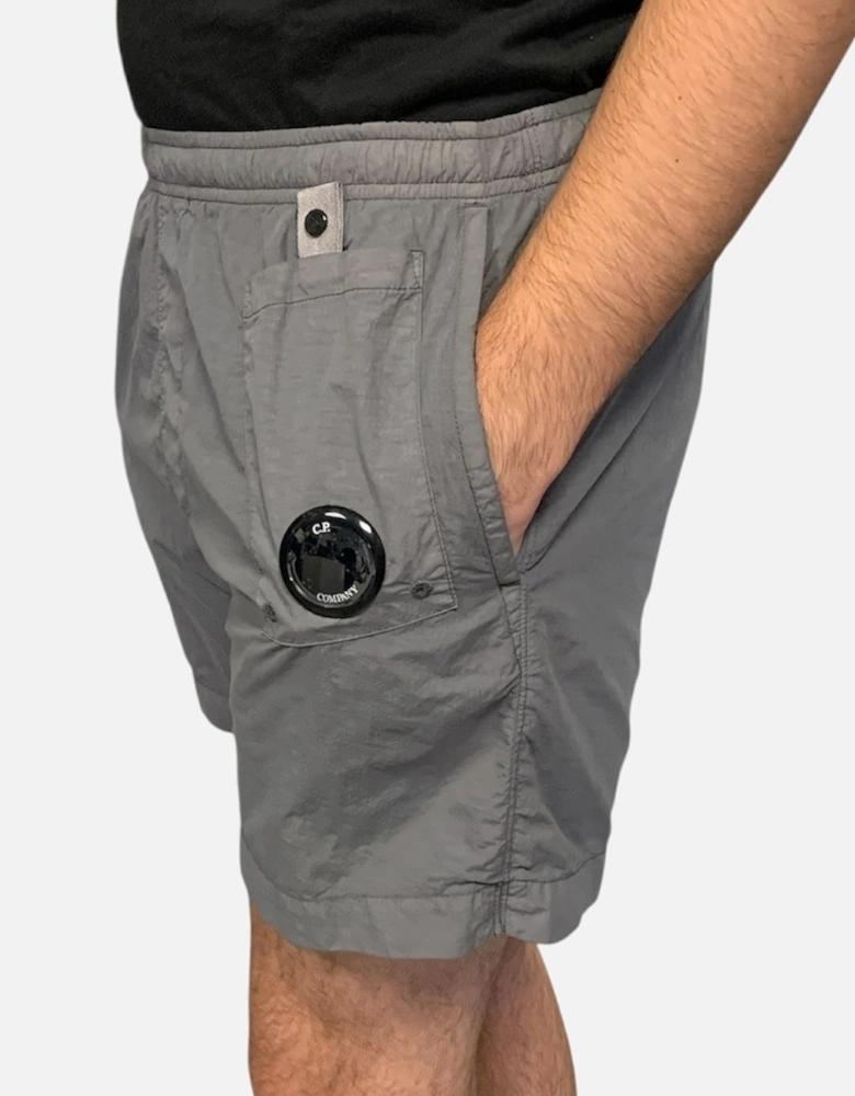 Lens Nylon Swim Short - Grey