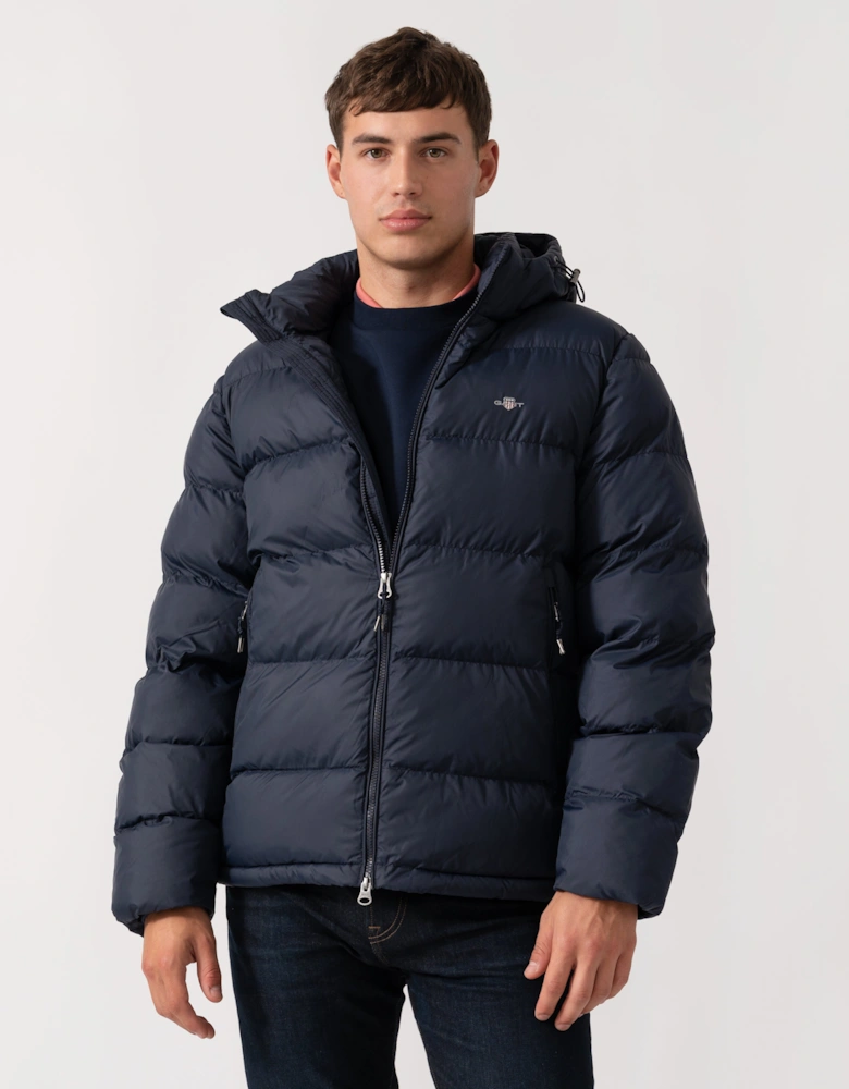 Mens Active Cloud Puffer Jacket - 433 Evening Blue
