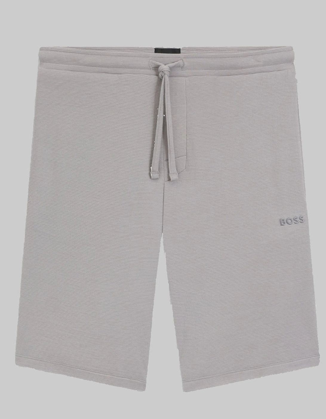 BOSS Rib Shorts, Light/Pastel Grey, 2 of 1