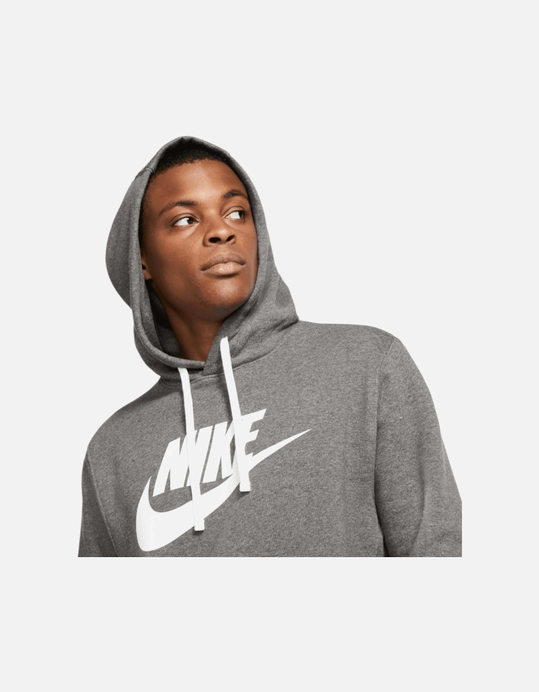 Mens Fleece Hoodie Pullover Sportswear Club Graphic