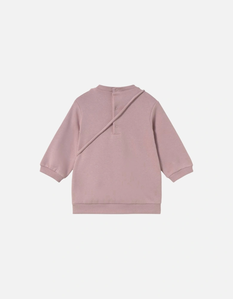 Girls Pink Fluffy Bag Dress