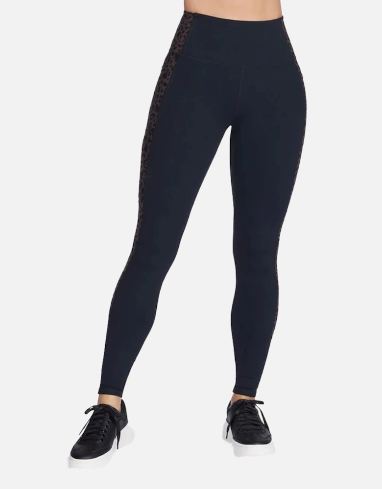 Skechers Womens/Ladies Go Walk Cheetah Print Leggings