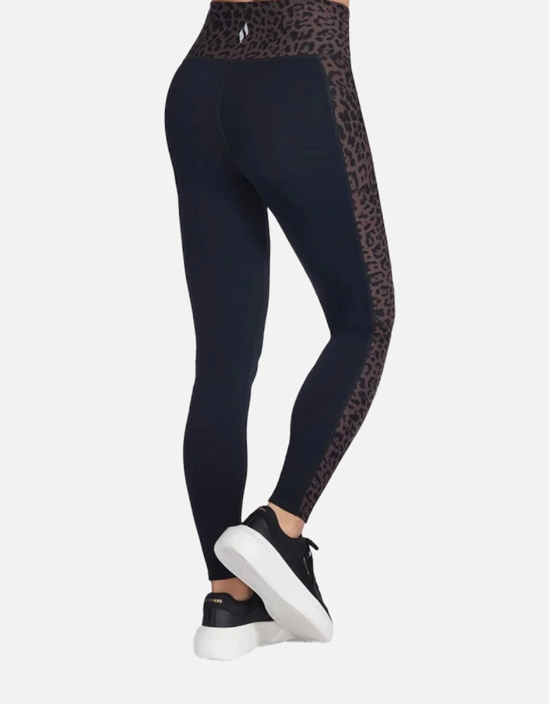 Skechers Womens/Ladies Go Walk Cheetah Print Leggings