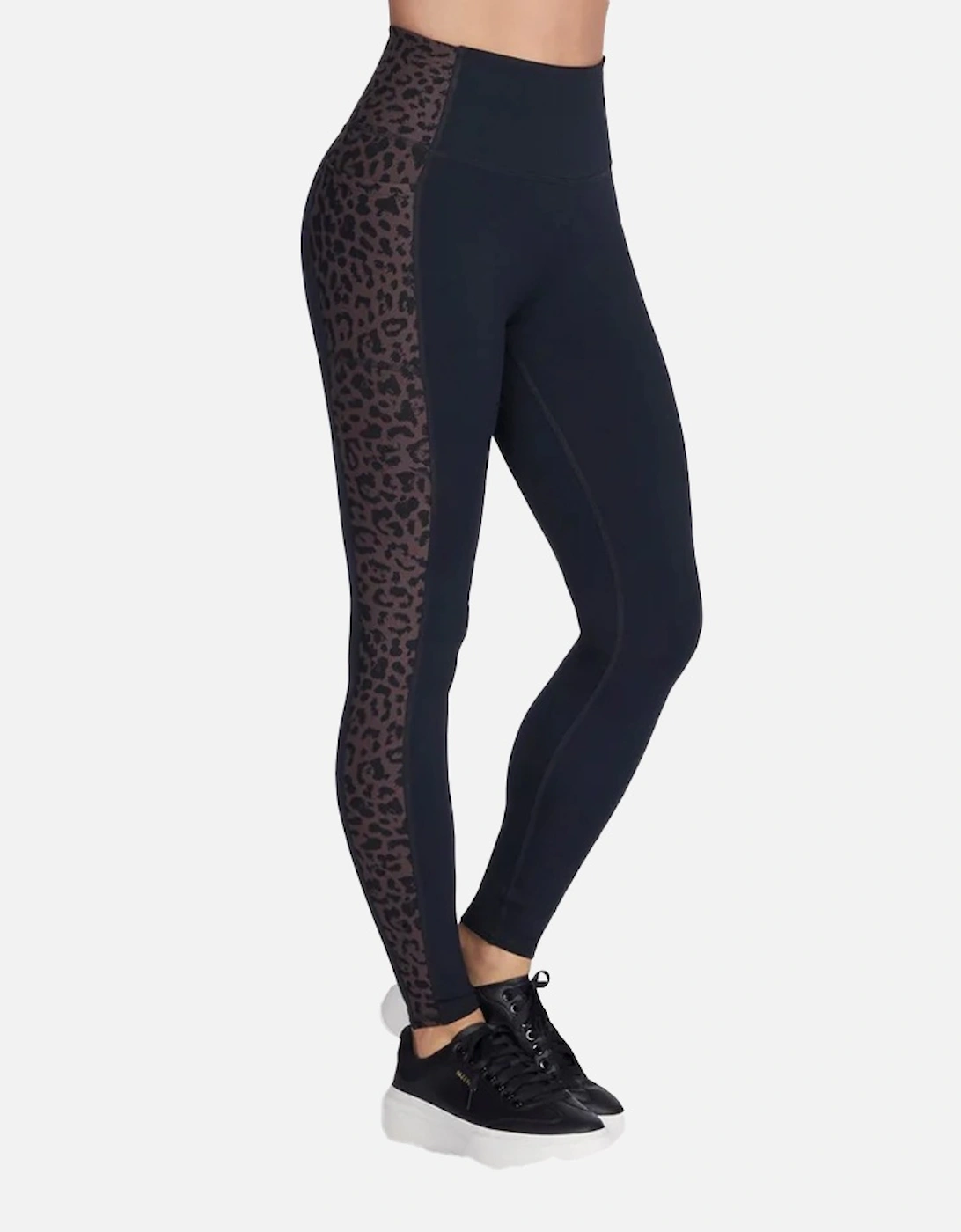 Skechers Womens/Ladies Go Walk Cheetah Print Leggings