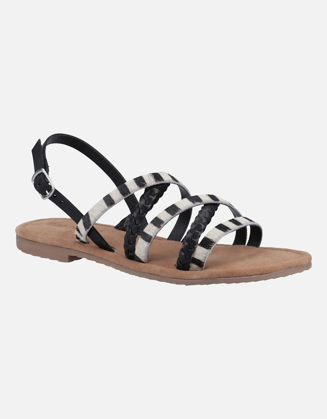 Womens/Ladies Amanda Strappy Leather Sandals, 5 of 4