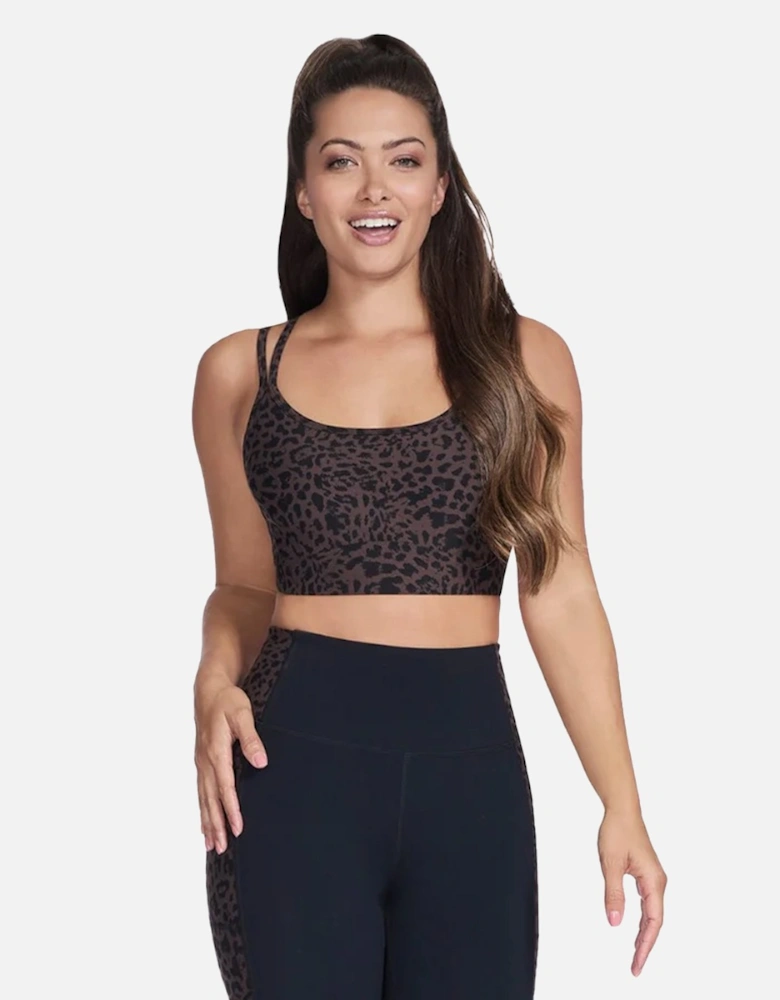 Skechers Womens/Ladies Go Walk Cheetah Sports Bra
