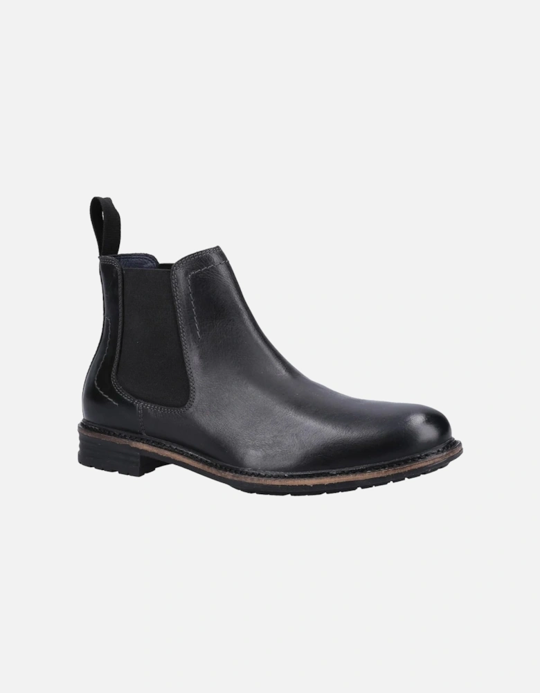 Mens Justin Leather Chelsea Boots