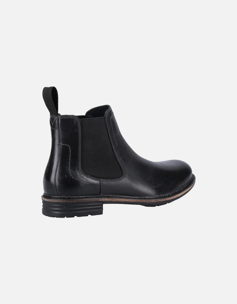 Mens Justin Leather Chelsea Boots
