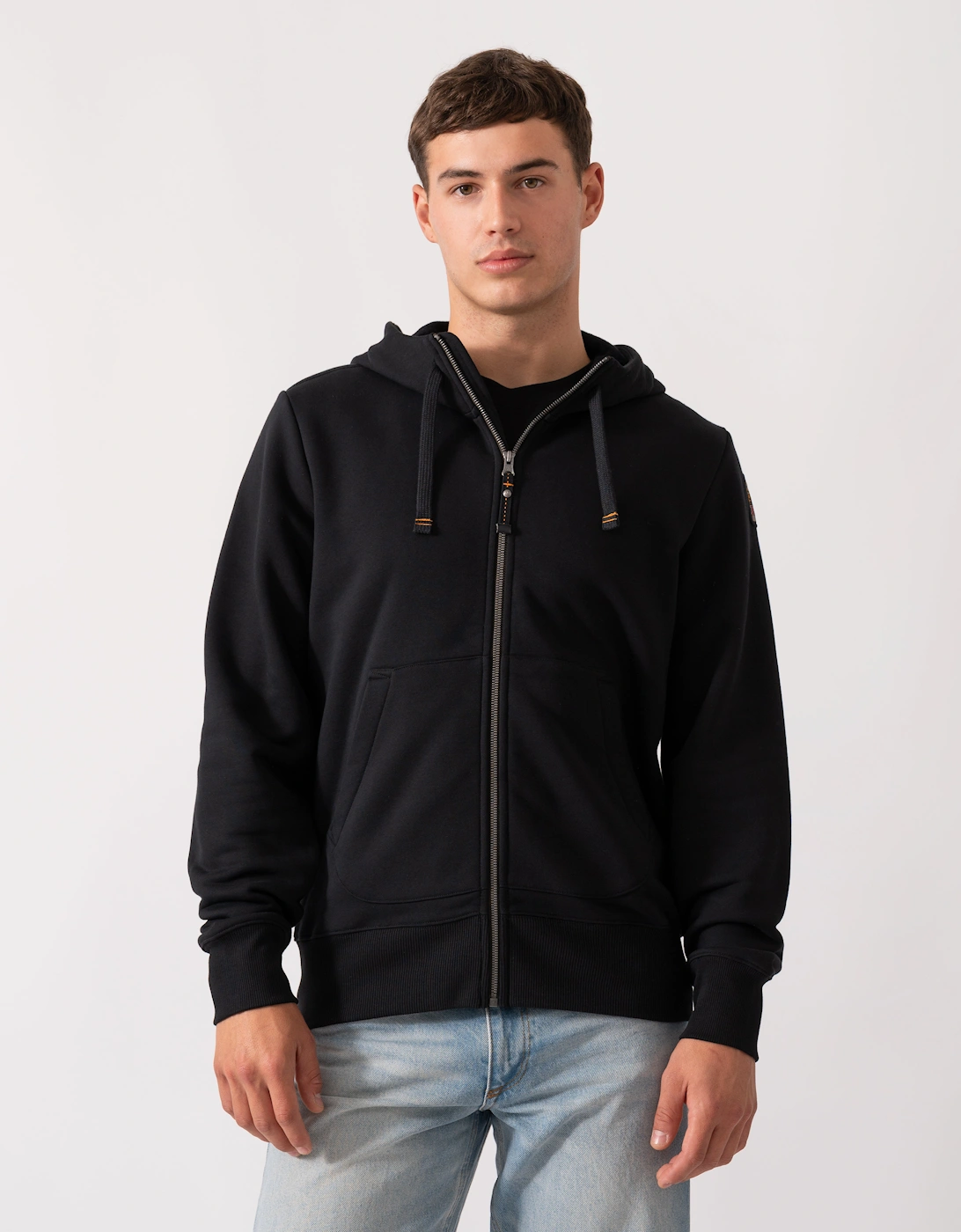 Charlie Easy Mens Hooded Sweatshirt - Black 541, 5 of 4