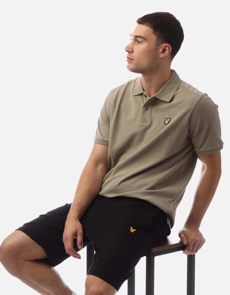 Plain Natural Dye Polo Shirt