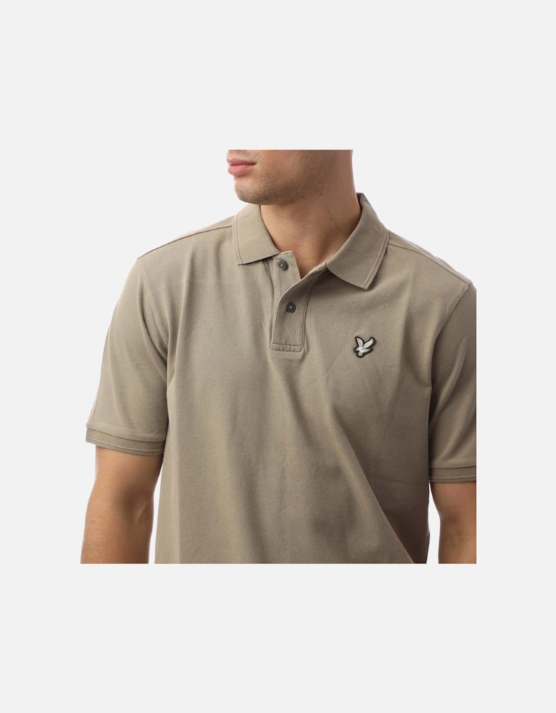 Plain Natural Dye Polo Shirt