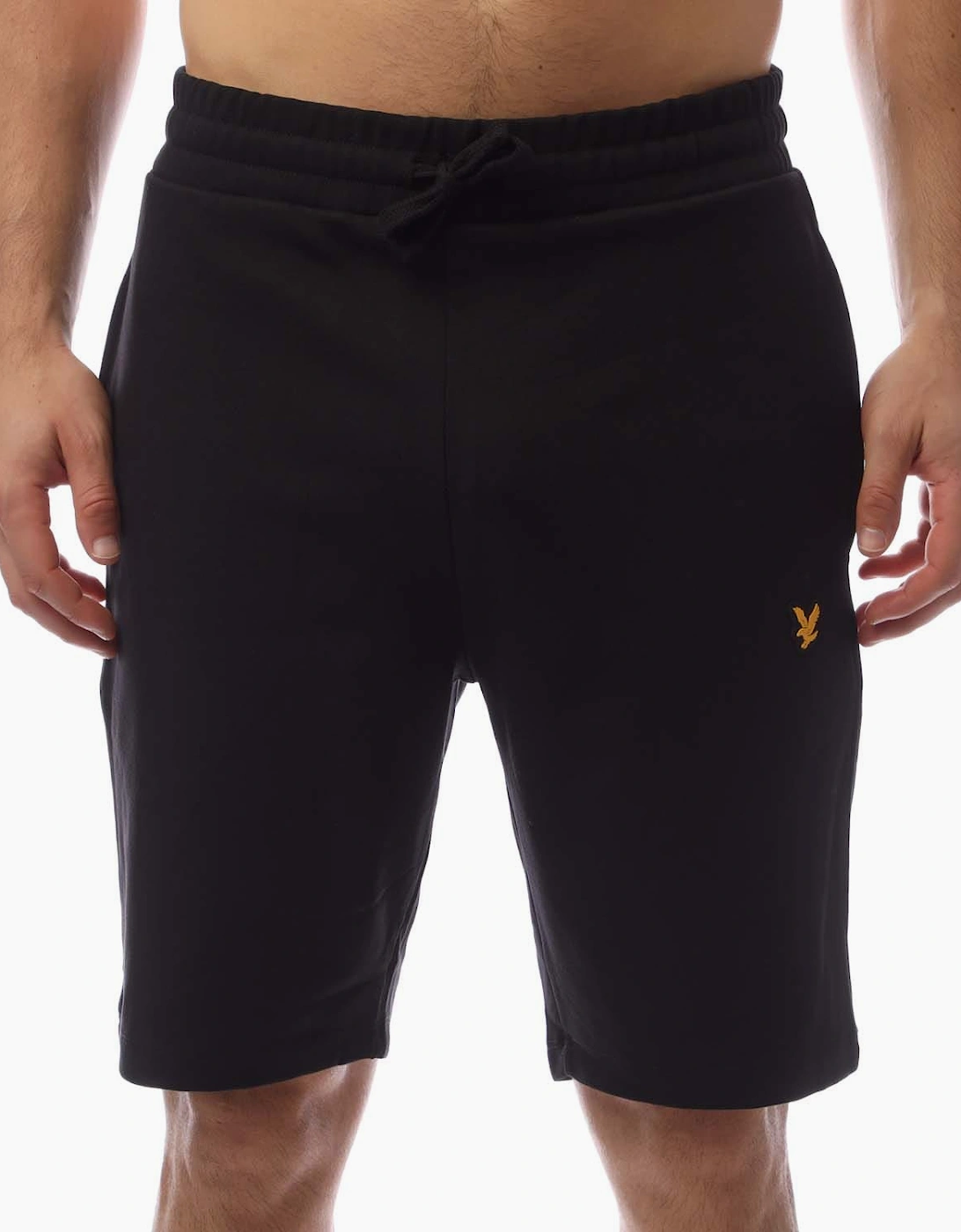 Lyle And Scott Men's Sports Fly Fleece Shorts - Black - Size: 35/34/32