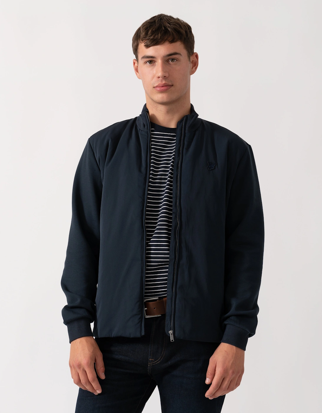 Lyle & Scott Tonal Hybrid Jacket - Z271 Dark Navy, 5 of 4