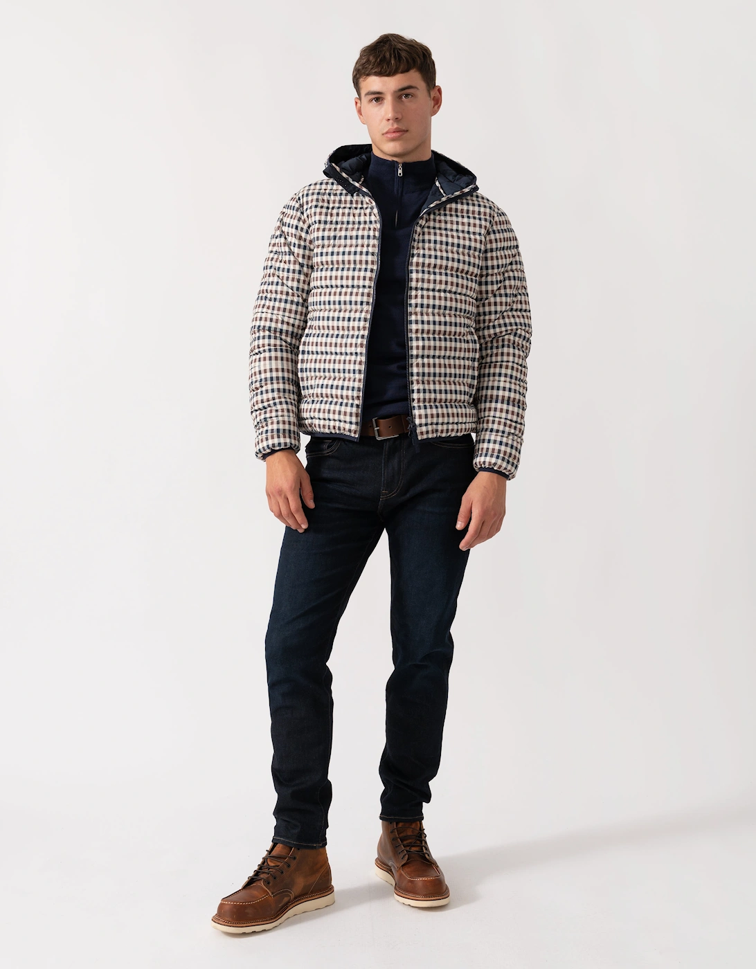 Mens Hooded 100Gsm Jacket - Club Check 28, 5 of 4