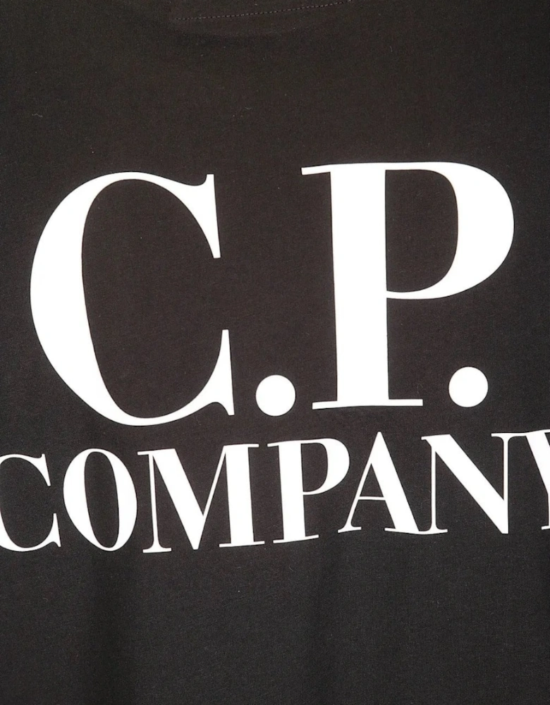 30/1 Patch Cotton T-Shirt Black