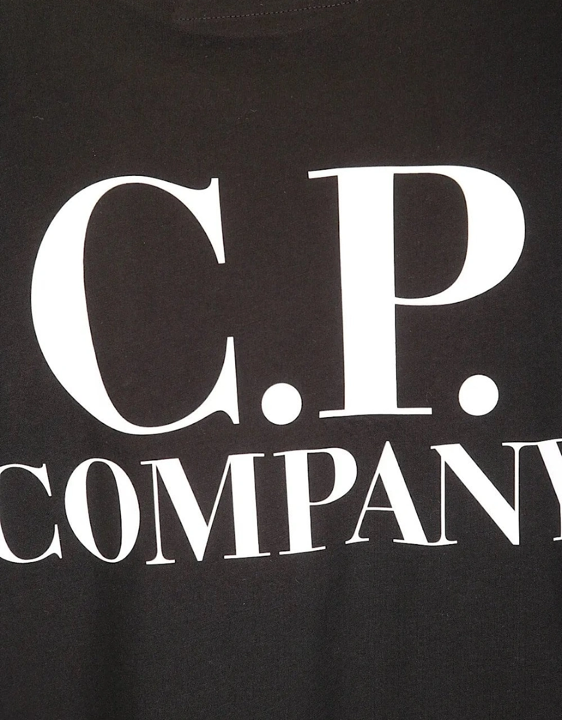 30/1 Patch Cotton T-Shirt Black