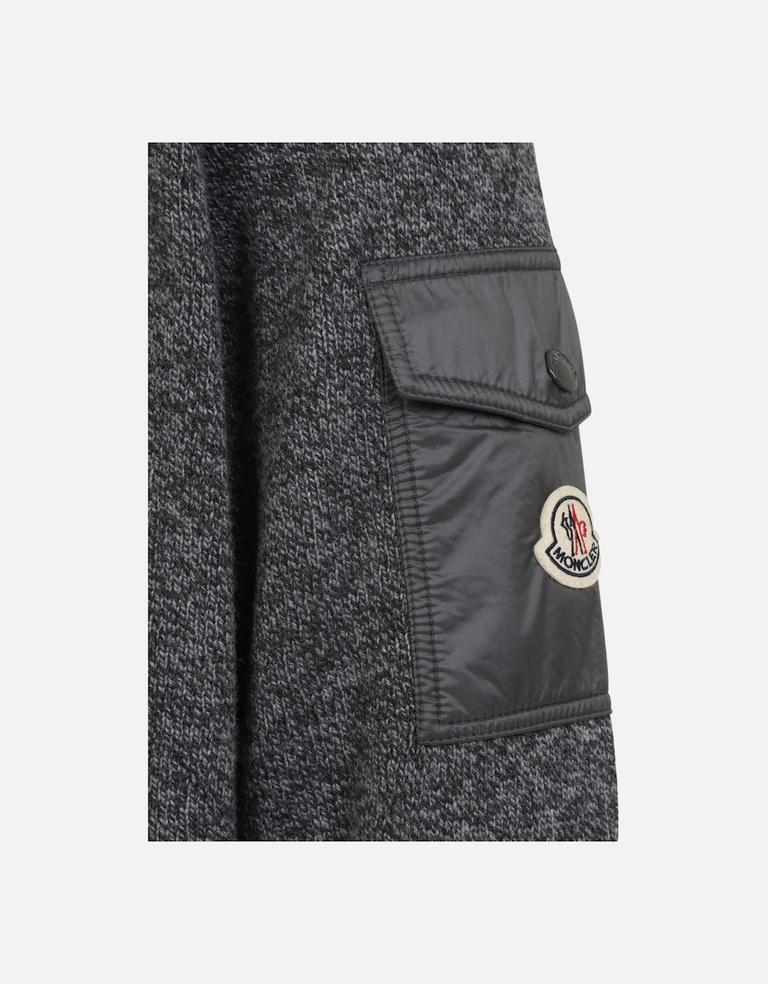 Pocket Detail Sweater Grey