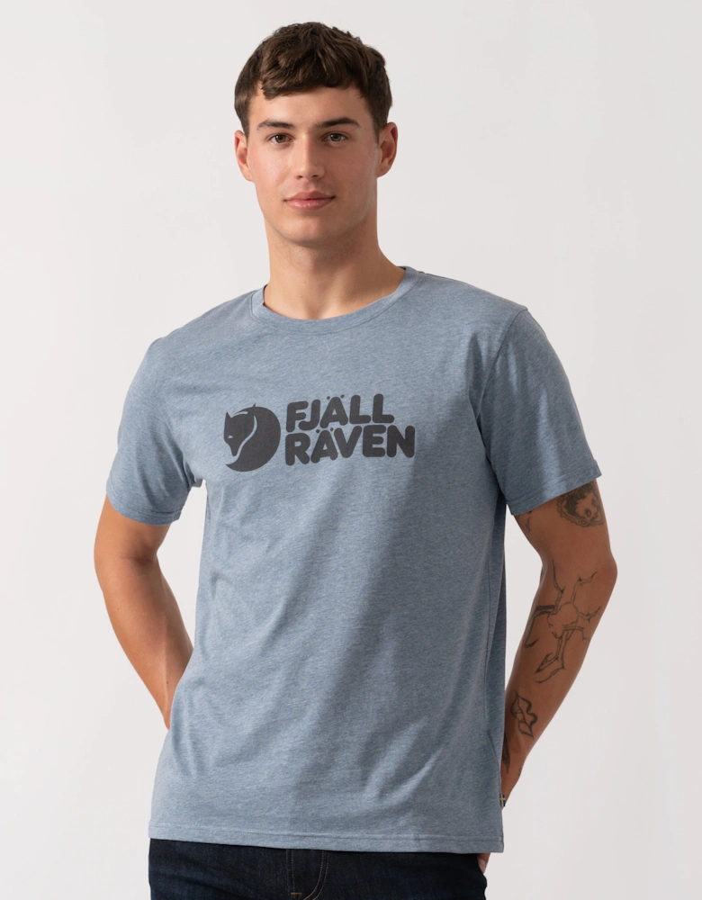 Logo Mens T-Shirt - Uncle Blue/Melange 520-999