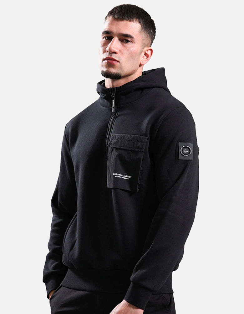 Crux Quarter Zip Hoodie Black
