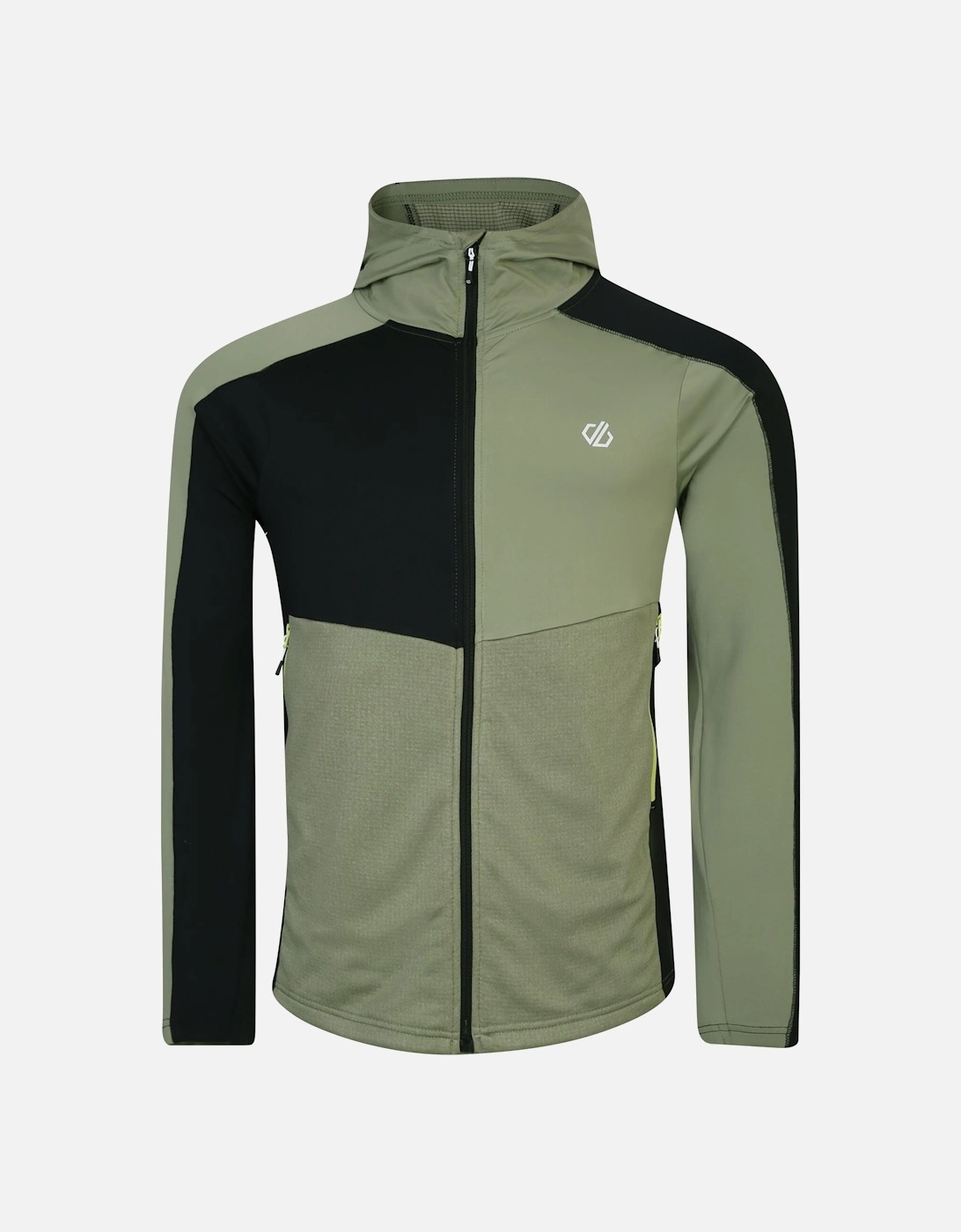 Mens Assimilate Core Stretch Hooded Midlayer, 6 of 5