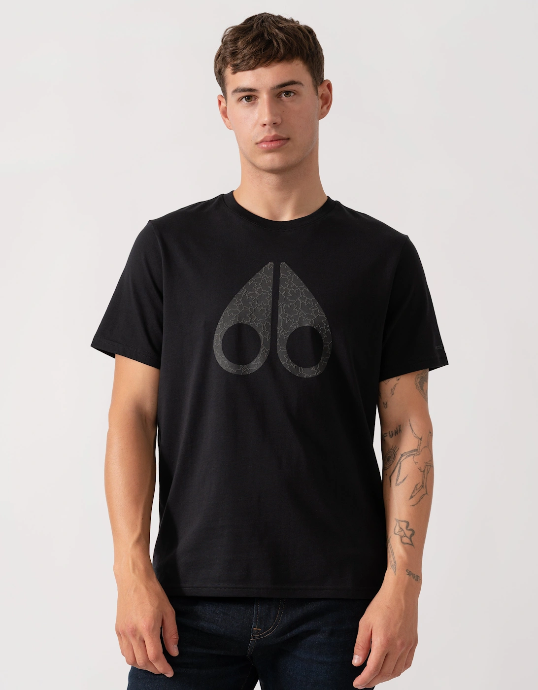 Chamblee Leaf Mens T-Shirt - Black 292, 5 of 4