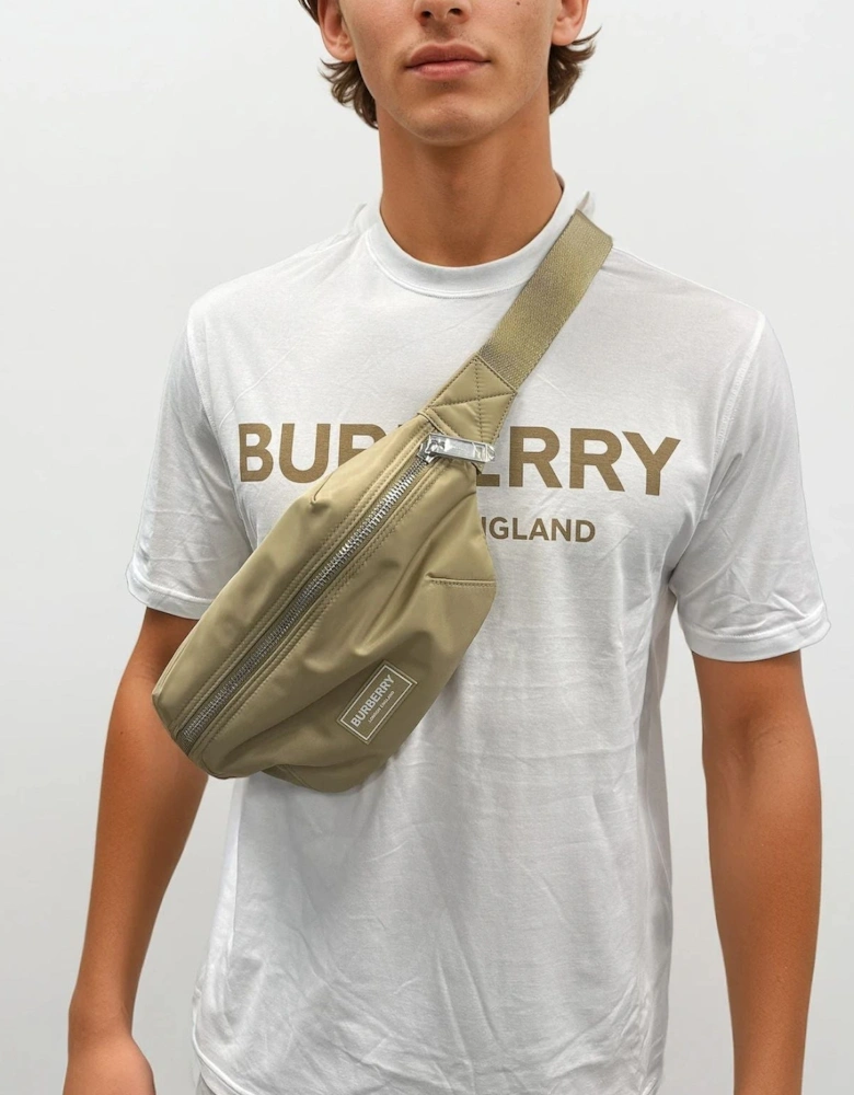 'Talbot' Cross Body Messenger Bag Gold Honey