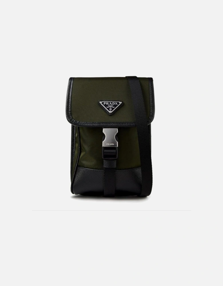 Utility Cross Body Bag in Military Green