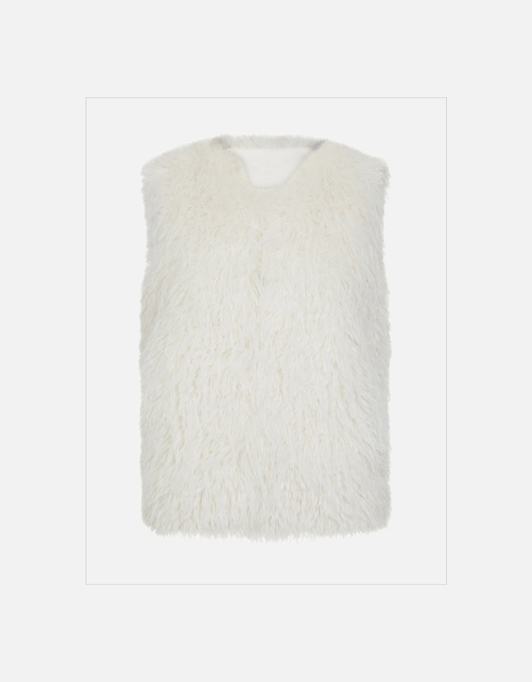 Scandi Gilet In Cream