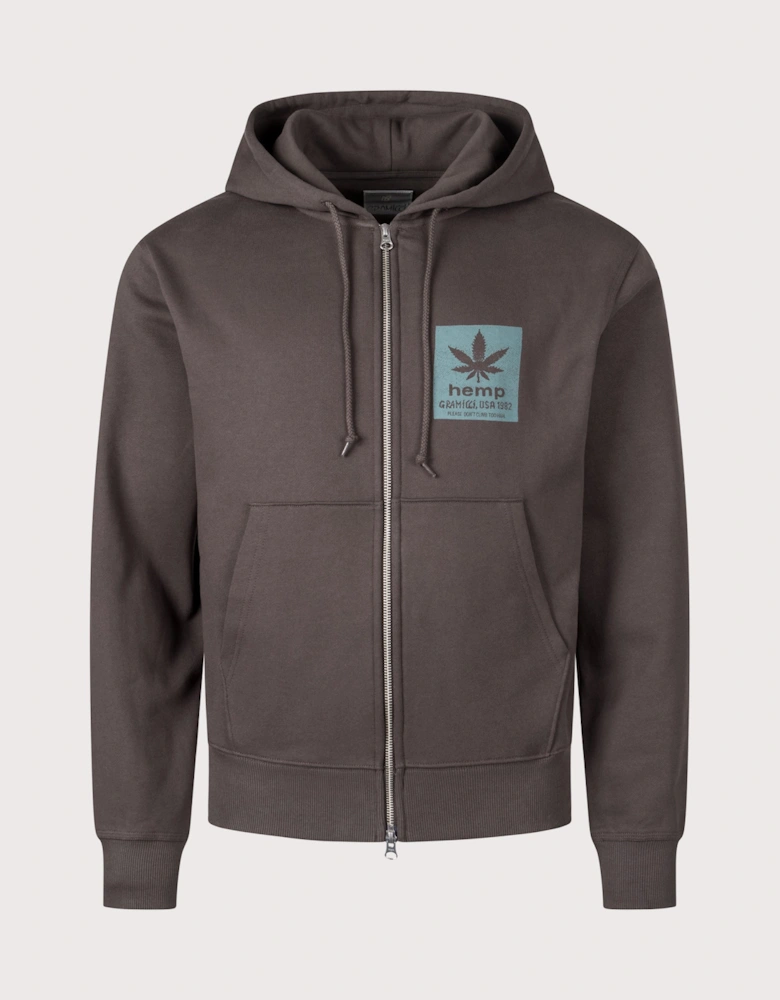 Hemp Zip Through Hoodie