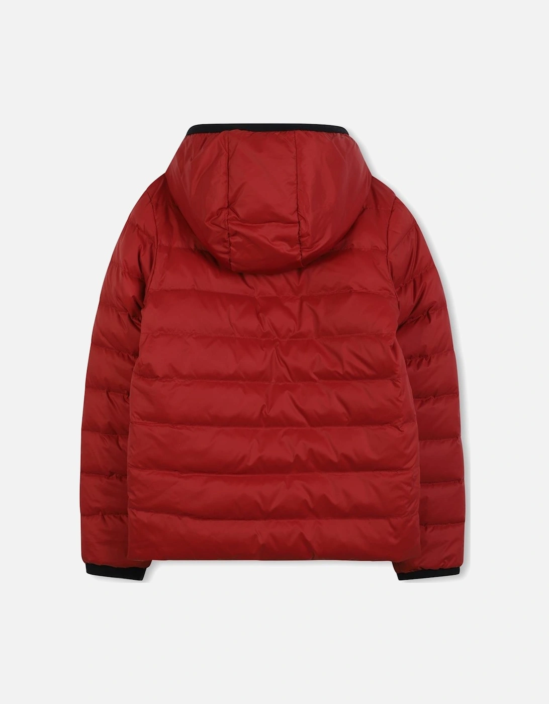 BOSS BOYS RED AND BLACK REVERSIBLE JACKET J52398