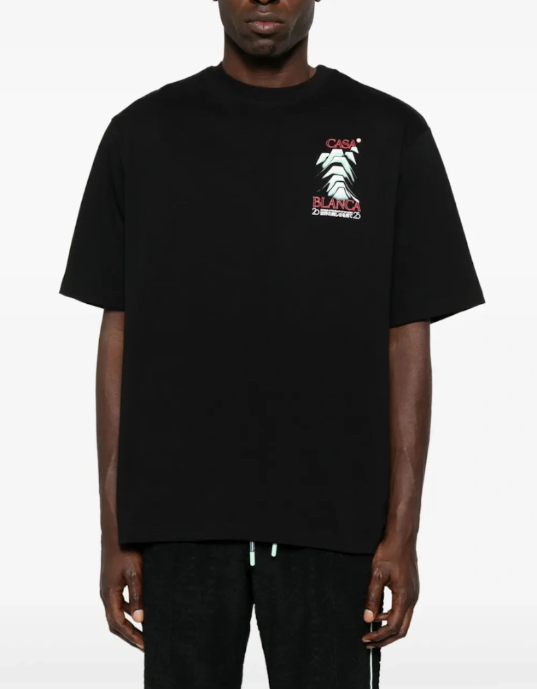 Frosty Mountain T-Shirt Black