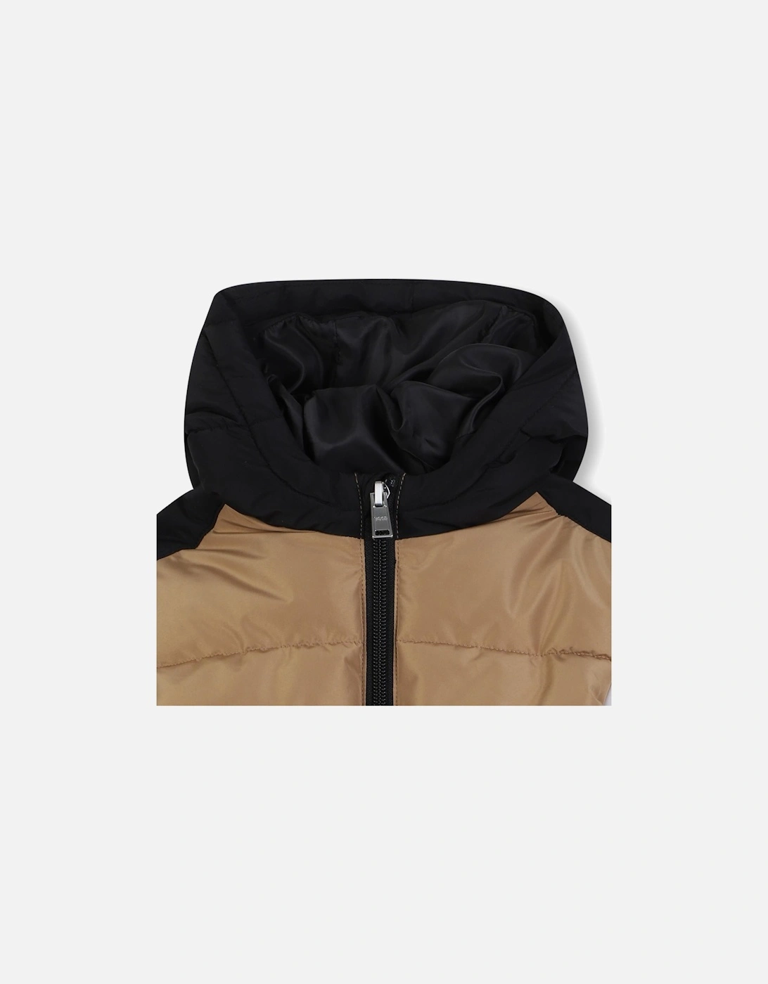 BOSS BEIGE BABY/TODDLER PUFFER JACKET J52477