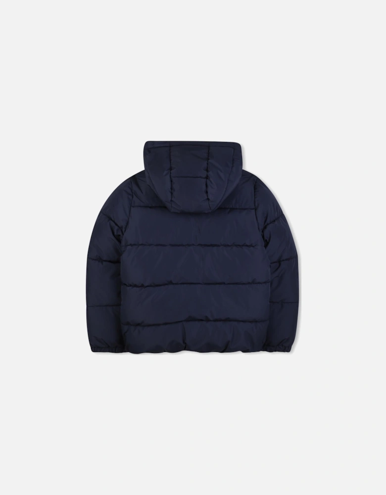 BOSS BOYS NAVY PUFFER JACKET J52396