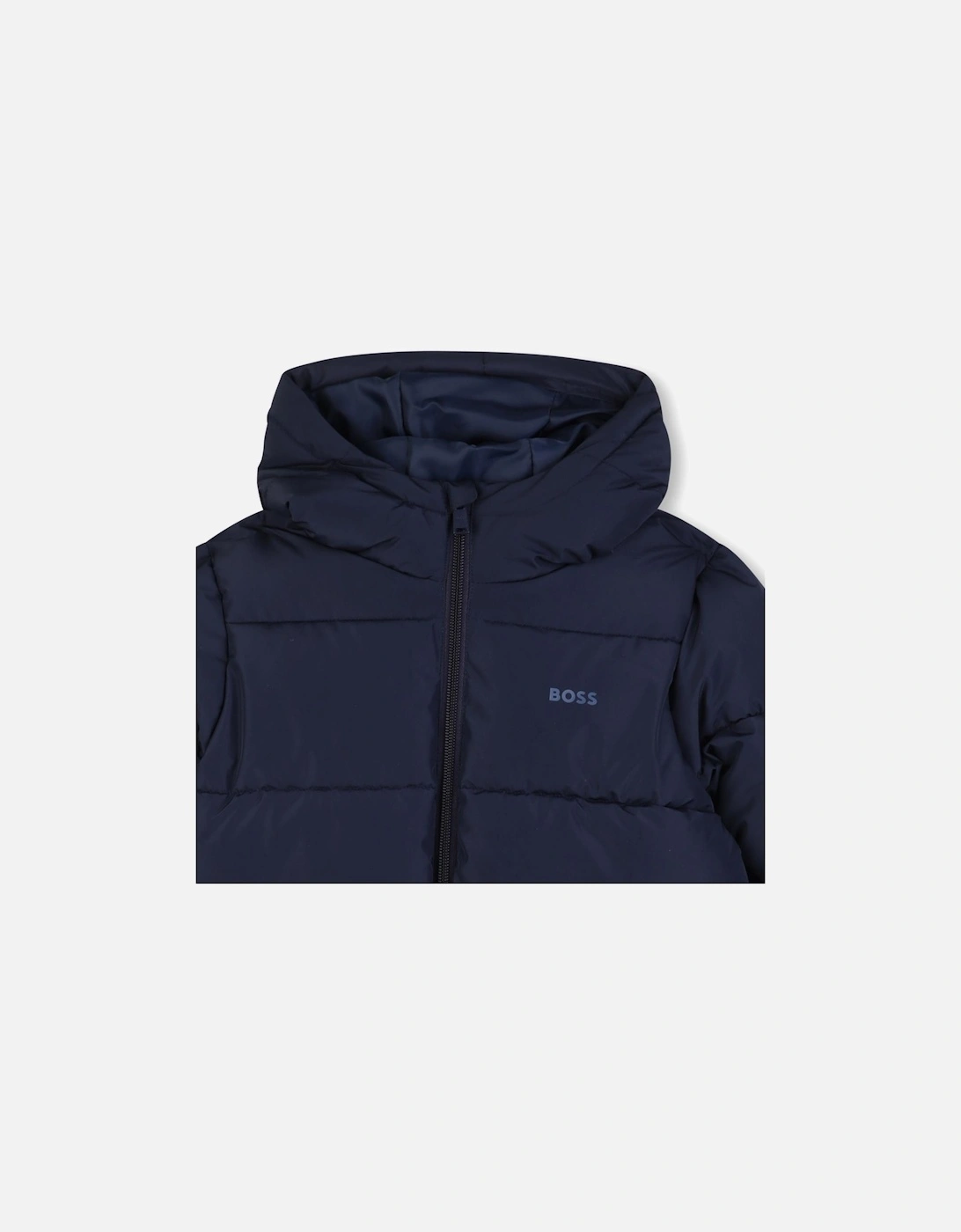 BOSS BOYS NAVY PUFFER JACKET J52396