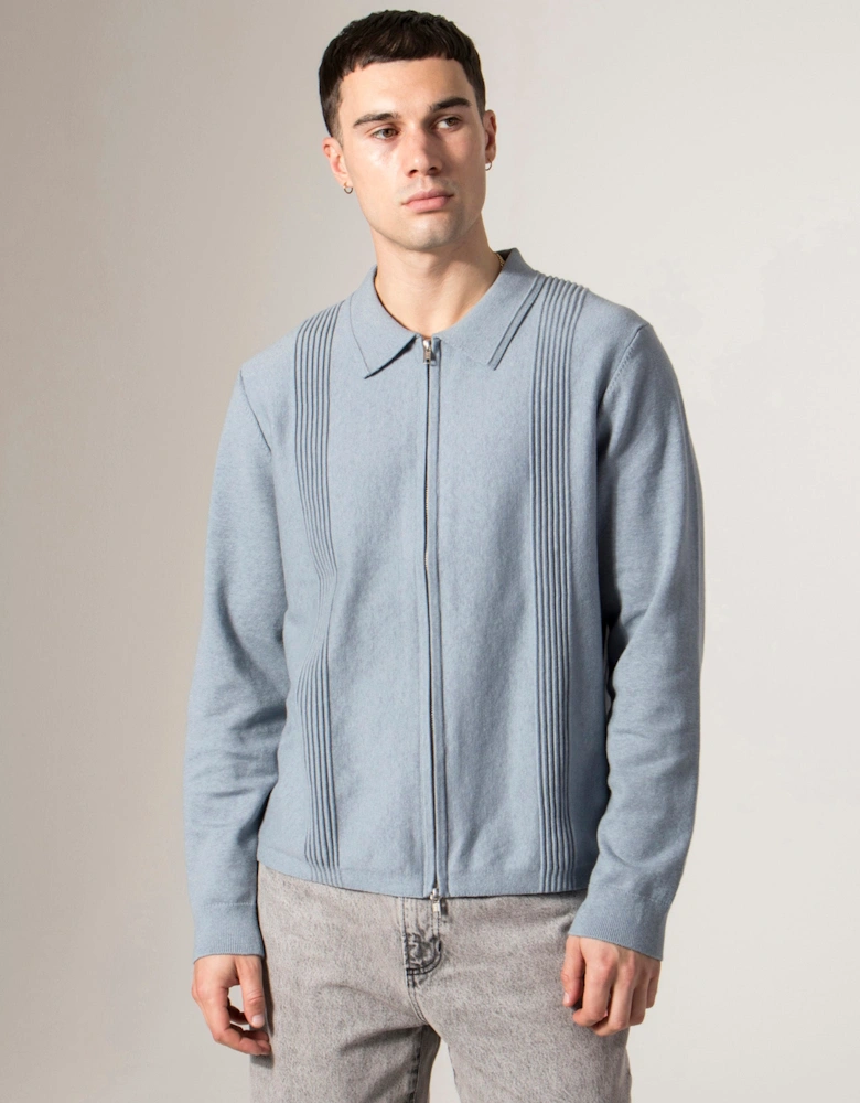 Lennox Polo Collar Zip Knit