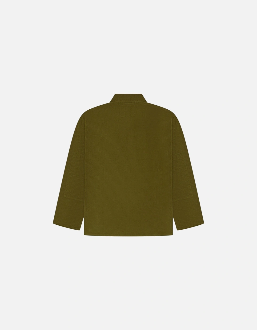 3001 Cord Buttoned Overshirt Jacket - Woodland Green