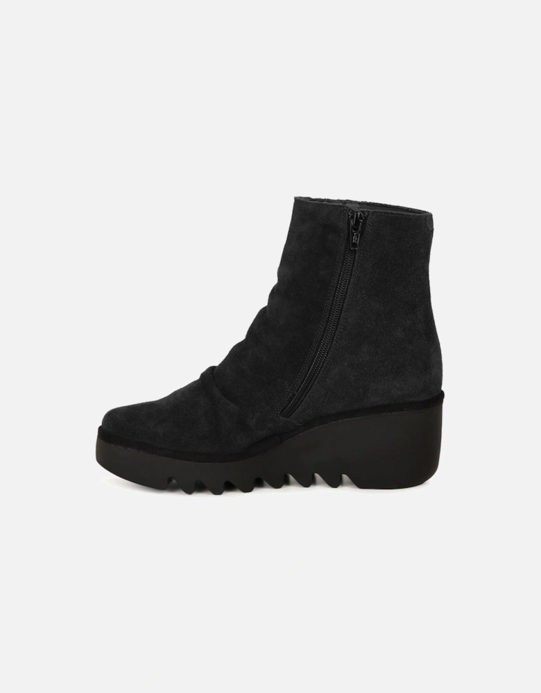 Bann Womens Wedge Heel Ankle Boots