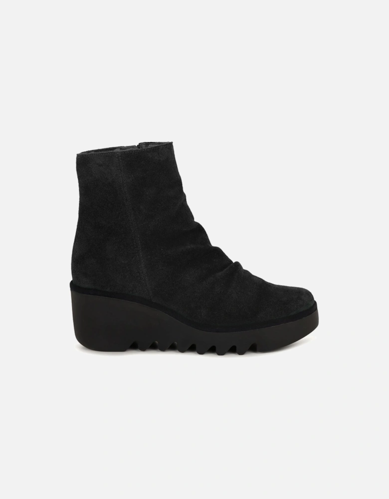 Bann Womens Wedge Heel Ankle Boots