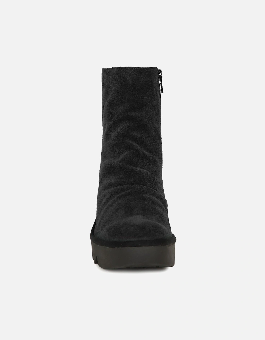 Bann Womens Wedge Heel Ankle Boots