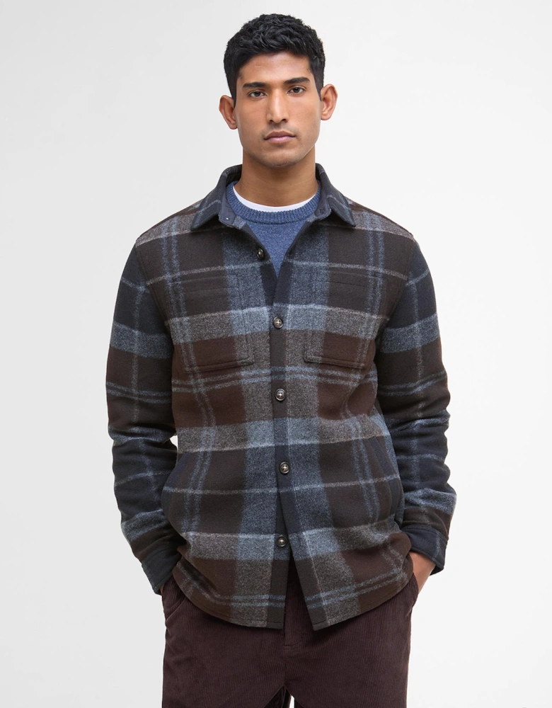Chapter Check Overshirt TN38  Midnight Oak Tartan