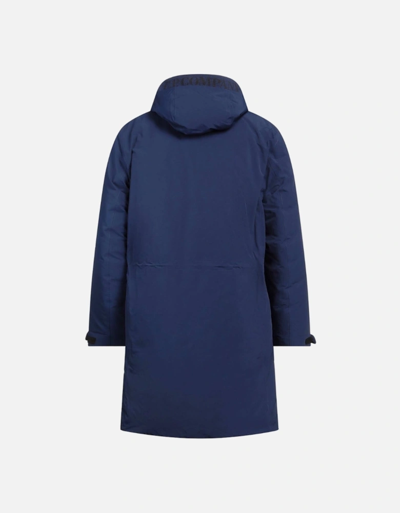 C.P. Company Navy Blue Long Down Jacket