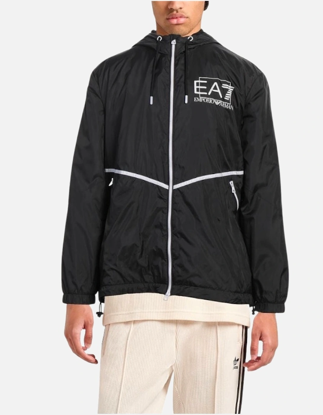 Black Hooded Jacket