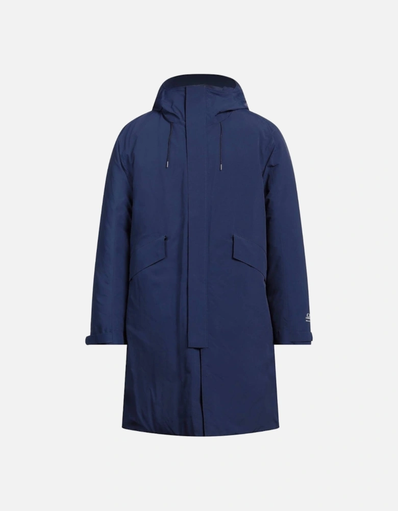 C.P. Company Navy Blue Long Down Jacket