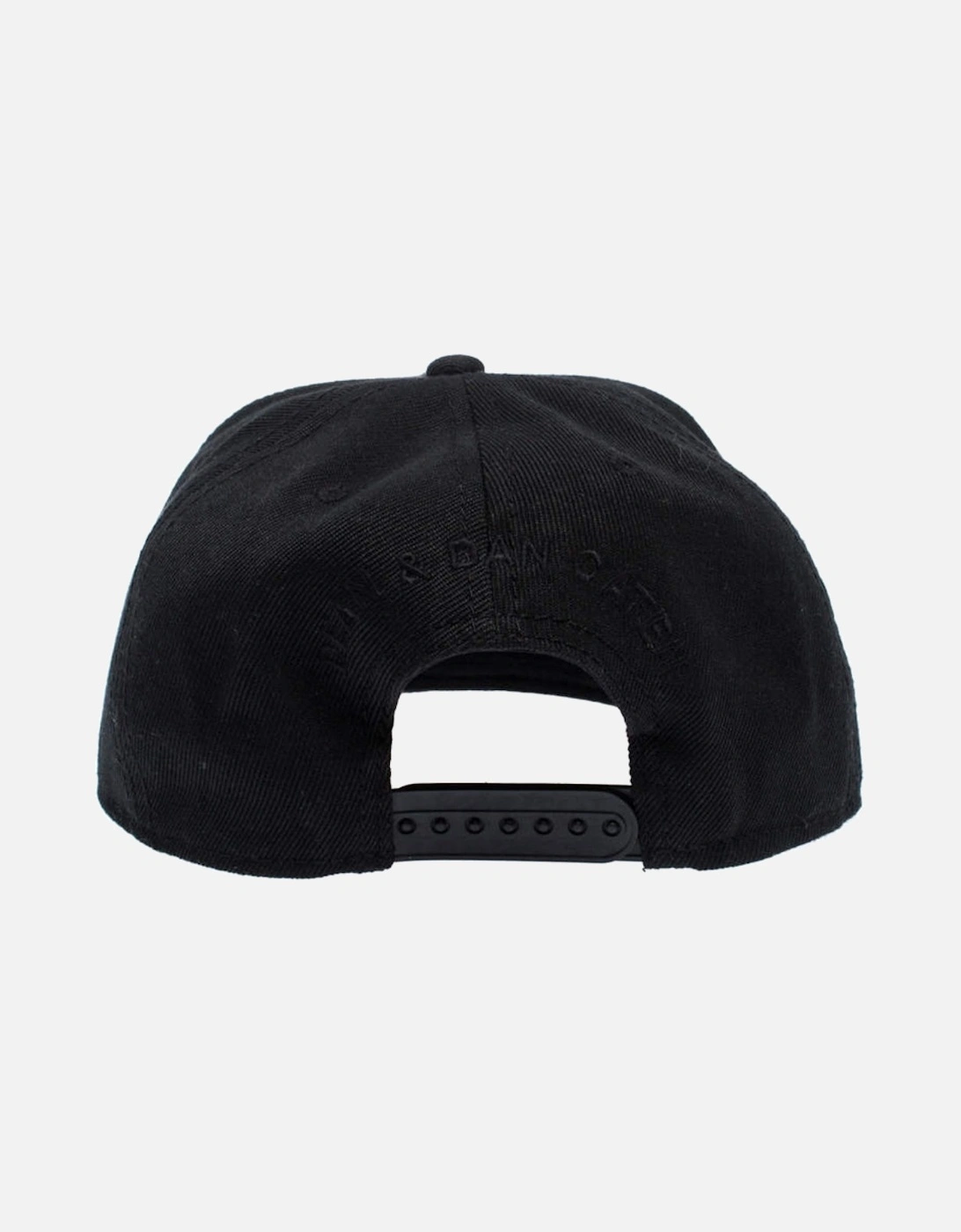 Monotone Embossed Logo Black Cap