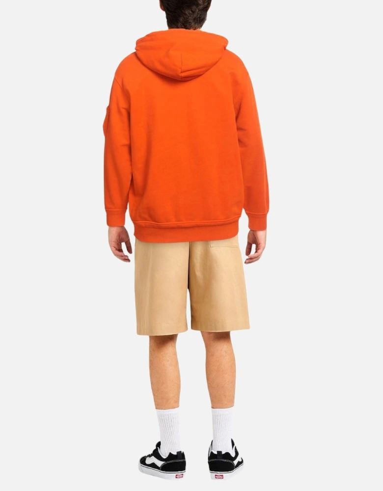 C.P. Company Lens Plain Orange Hoodie