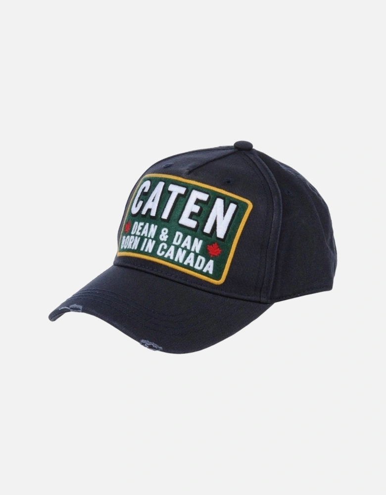 Born In Canada Design Navy Blue Cap